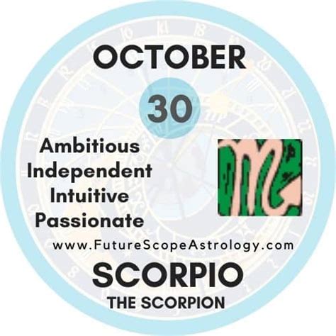 30 october birthday personality|october 30 astrology.